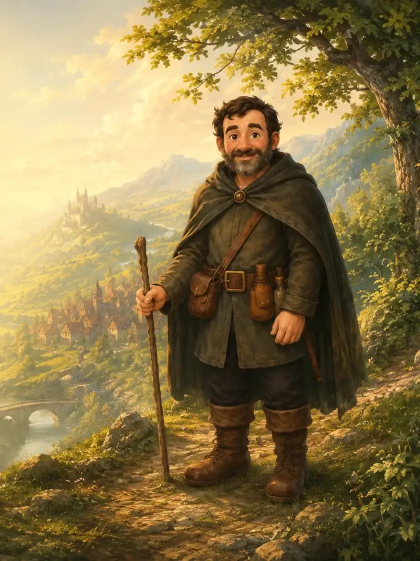 Zvědohlav stojí nad pohádkovým údolím a zve děti do svého světa