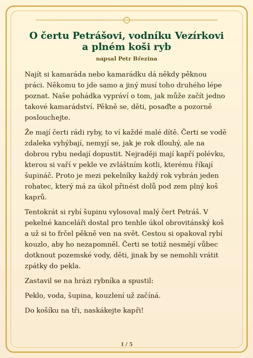 Strana 1 z pohádky