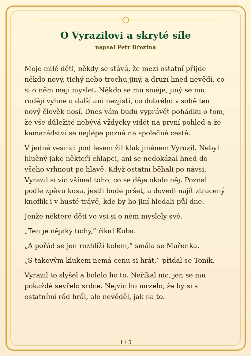 Strana 1 z pohádky